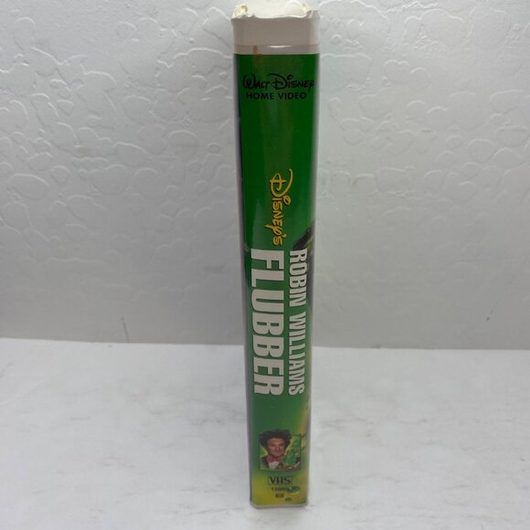 Vintage Disneys Flubber VHS Tape Clamshell Case Family Movie 1997 Robin Williams - Picture 7 of 9